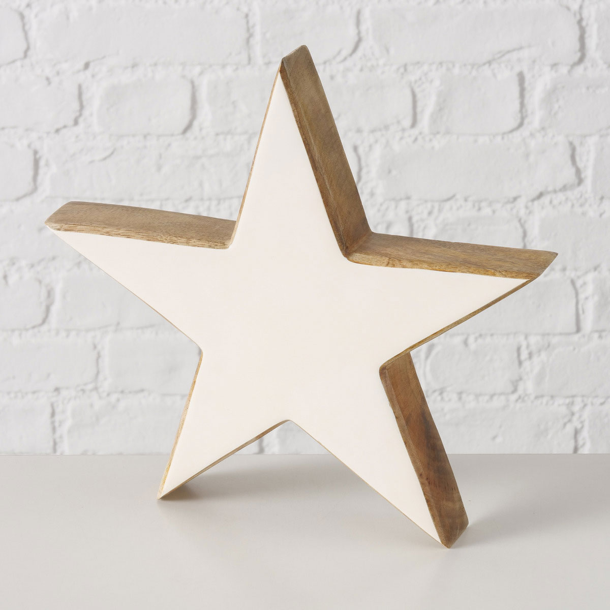 Dekoaufsteller Stardust Stern 25 x 4 x 25 cm dunkelgrau Holz Bild 2