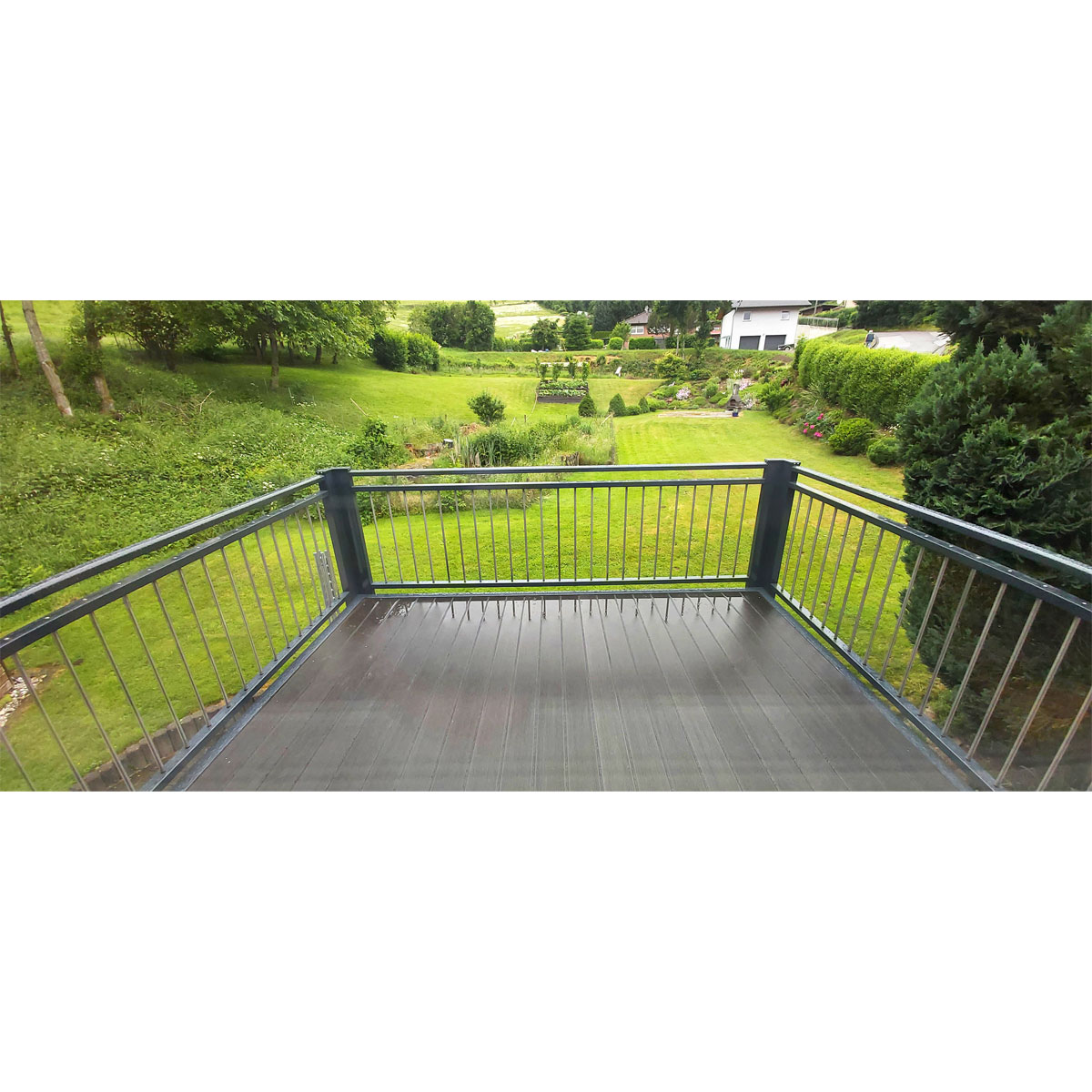 Designbalkon Small mit Lamellengeländer 288 x 200 x 290 cm Bild 7