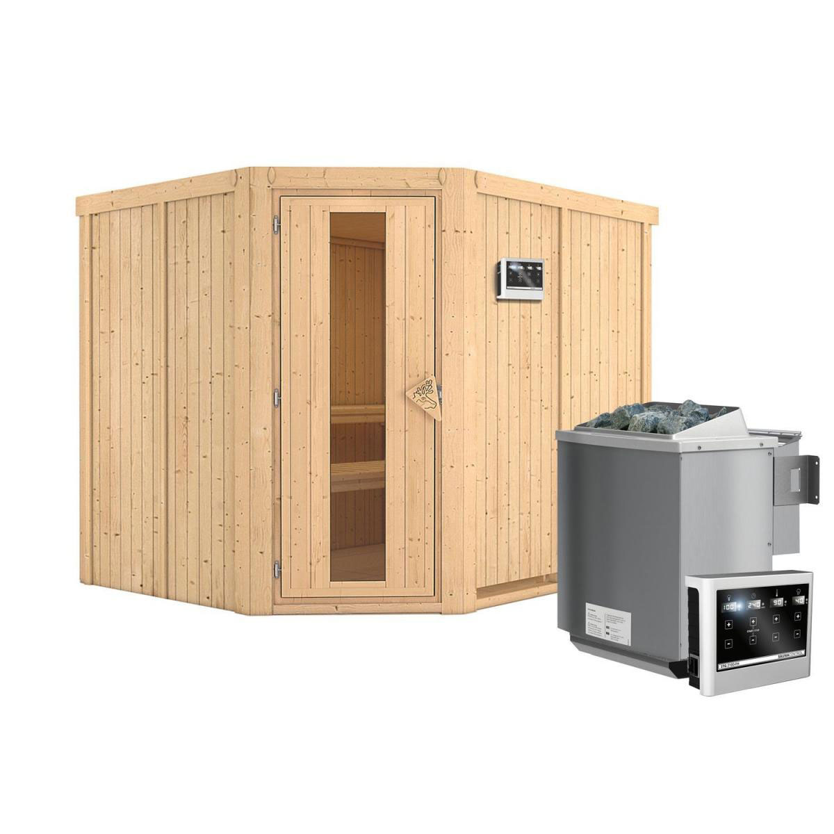 Karibu Malin Eckeinstieg Tür gedämmt ohne Kranz Bild 2