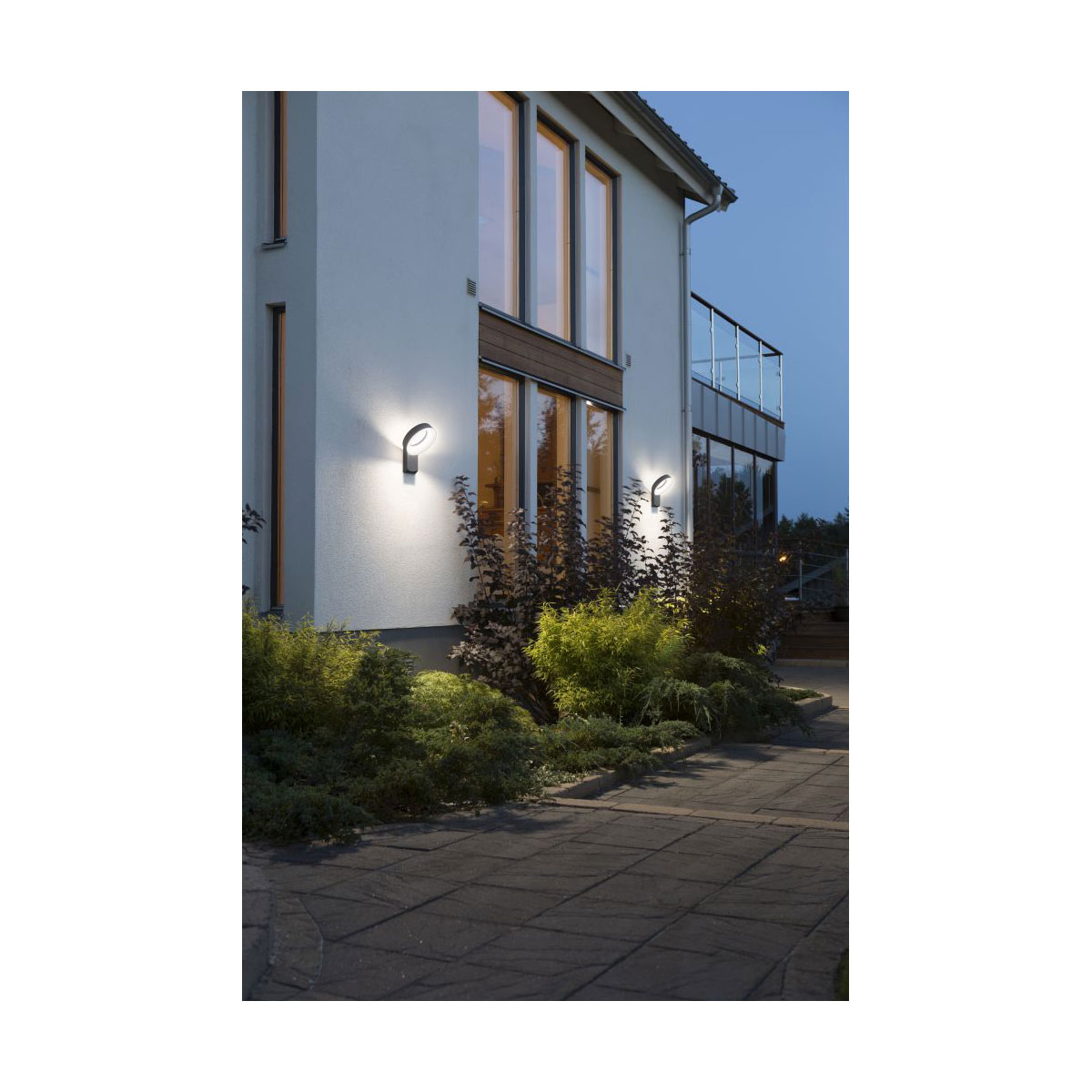 Konstsmide LED-Außenwandleuchte Asti anthrazit Bild 3