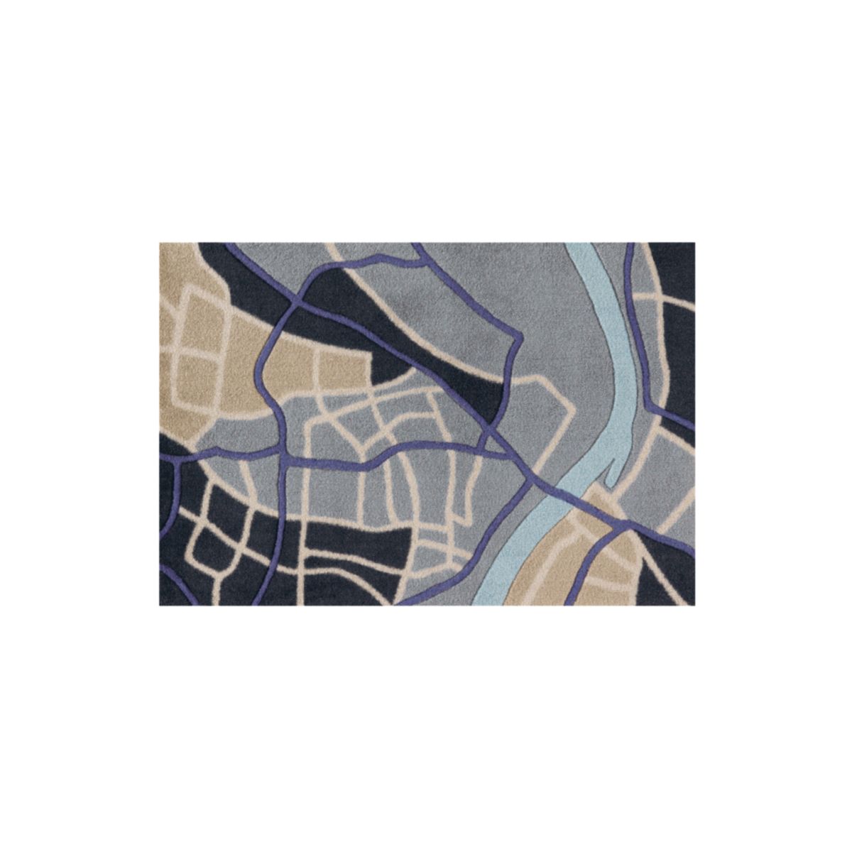 Living Mat 35 blau 64 x 168 cm