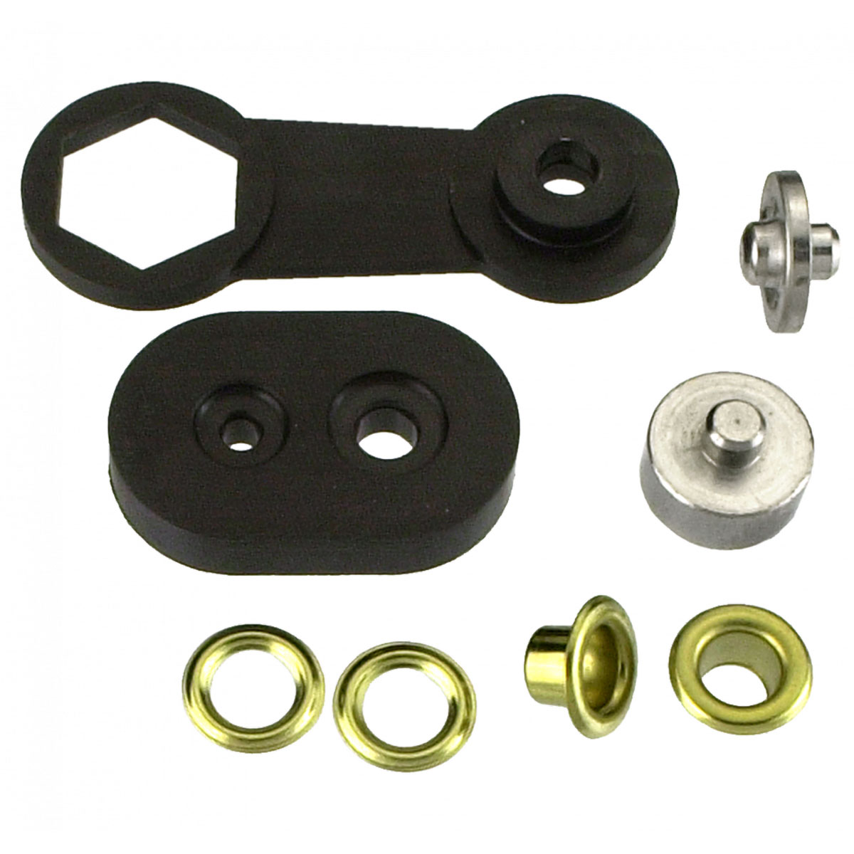 Metrax Ösen 6 mm Messing Bild 1