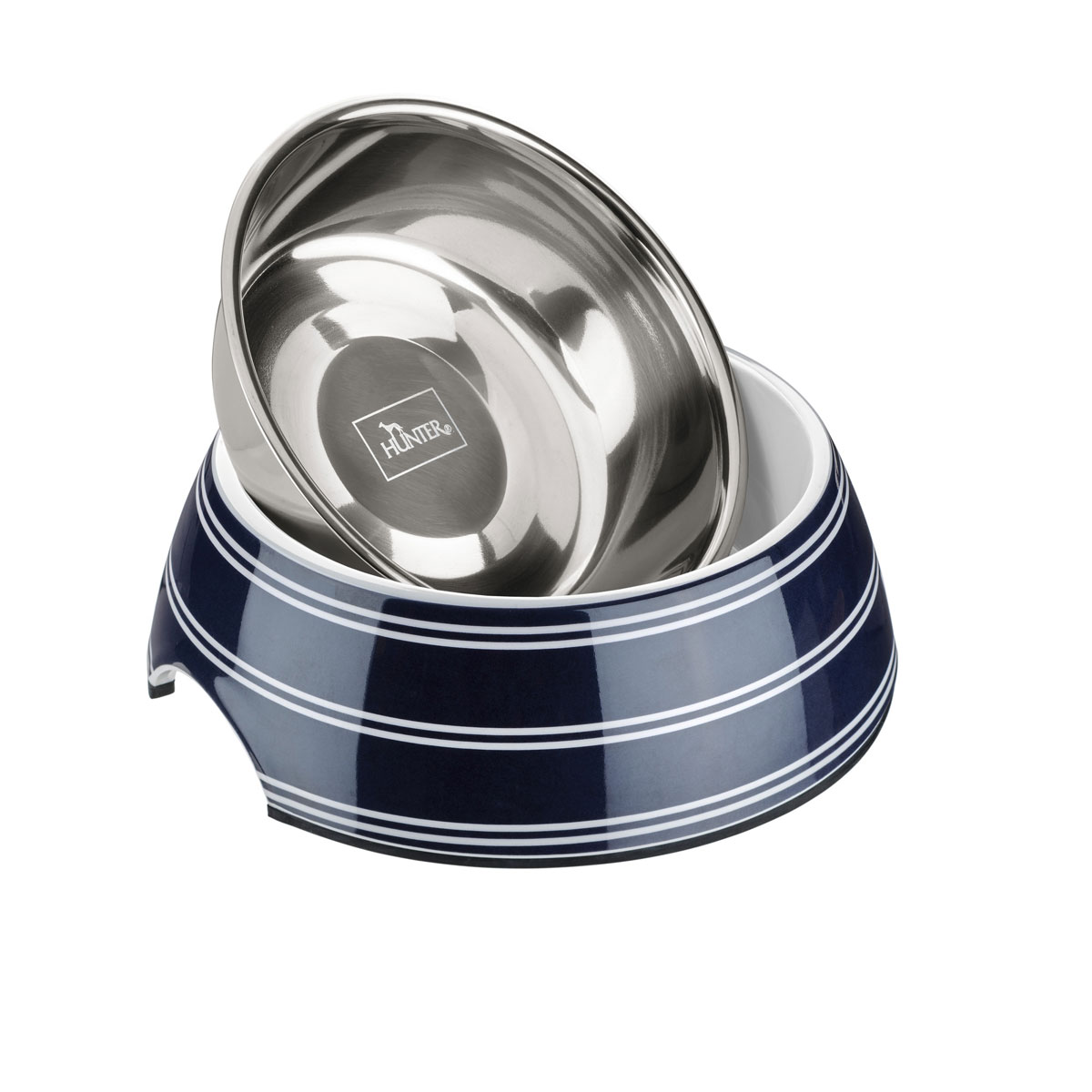 Hunter Melamin-Napf Silda blau-weiß 350 ml Bild 2