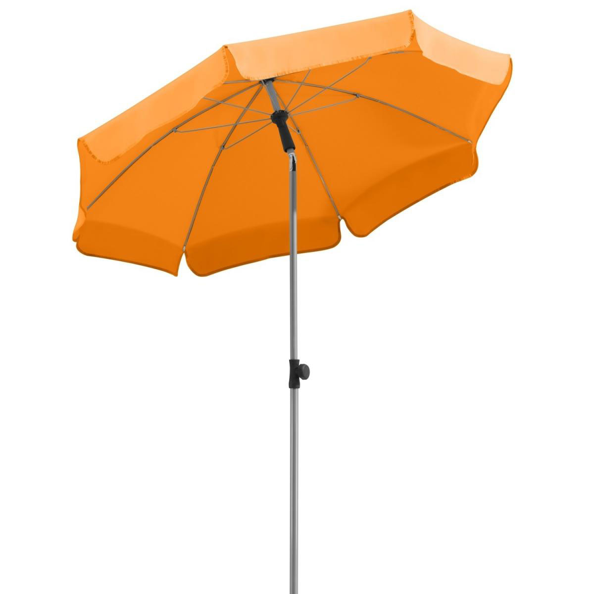 Schneider Schirme Sonnenschirm Locarno Durchmesser 150 cm mandarine rund Bild 1