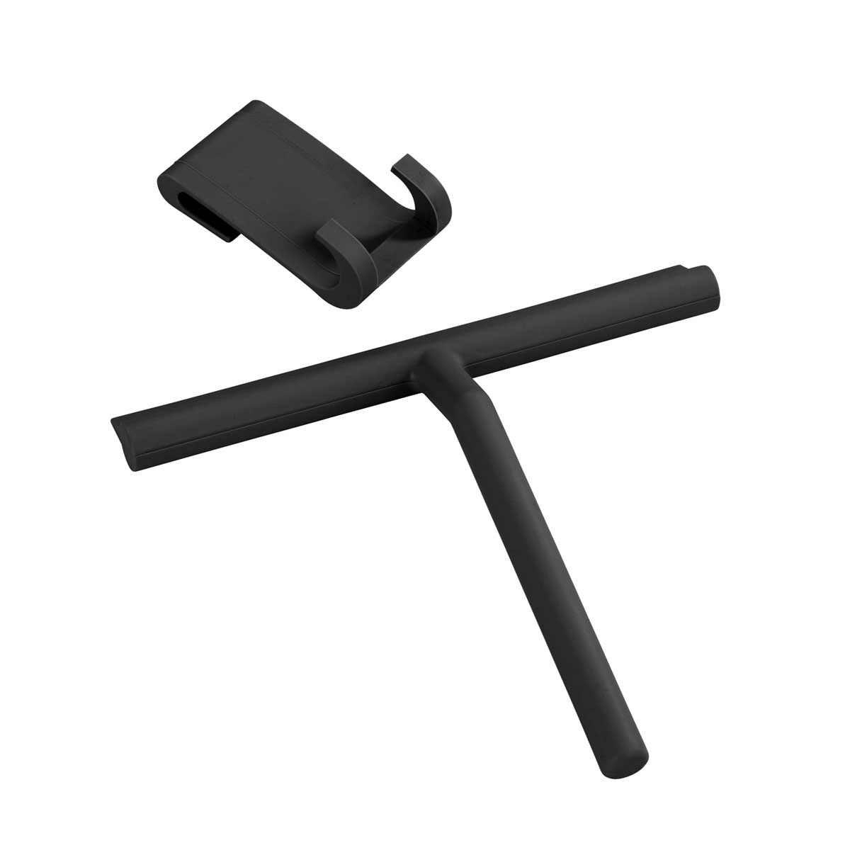 Wenko  Badezimmerwischer Silikon Mola Schwarz