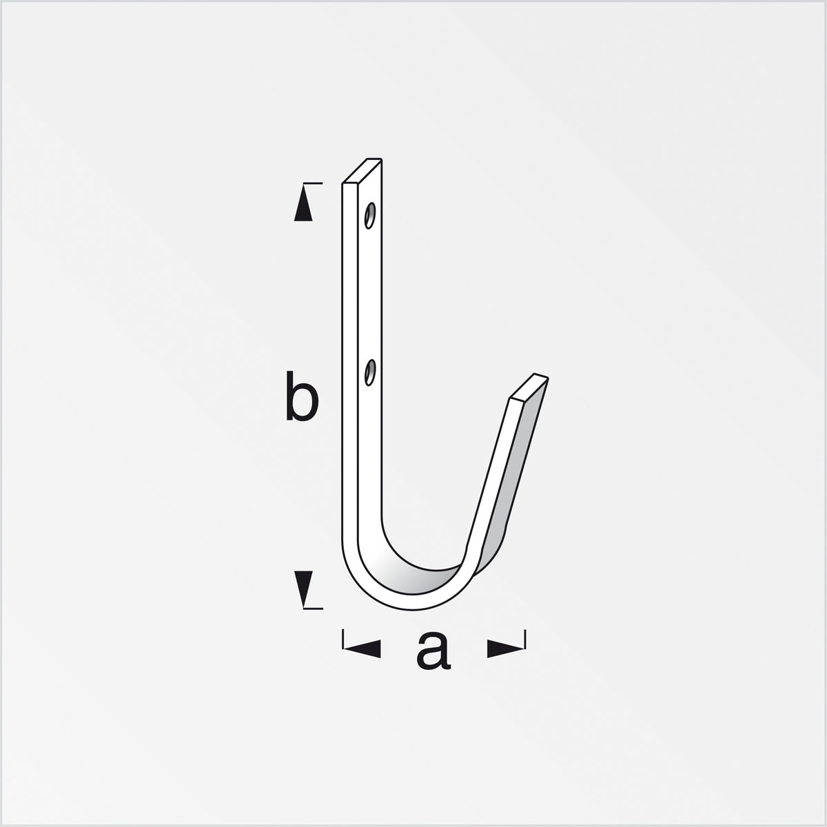 MyTool Unihaken 82 x 35 mm verzinkt Bild 2