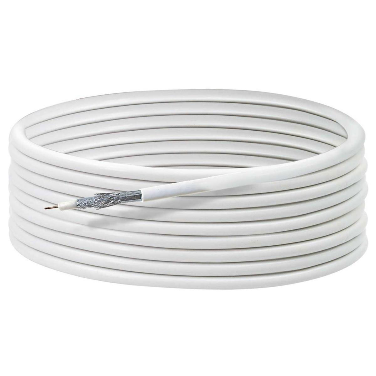 Schwaiger SAT-Koaxialkabel 110 dB 10m weiß