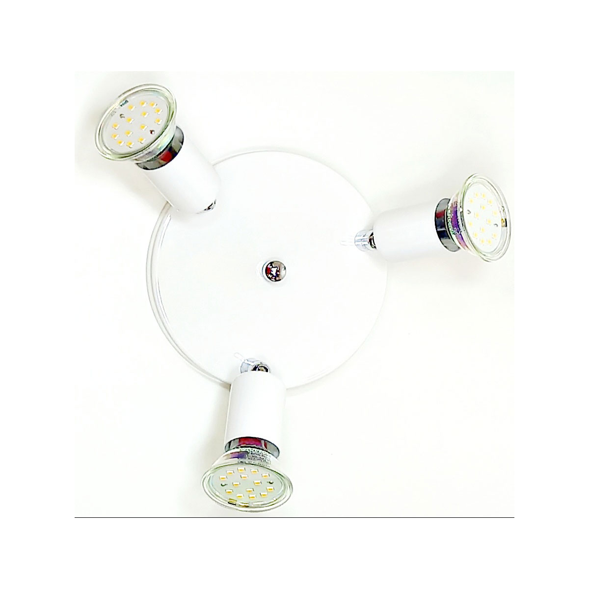 Eglo LED-Spotrondell Mini 3-flammig Durchmesser 14,5 x 7,5 cm weiß Bild 3