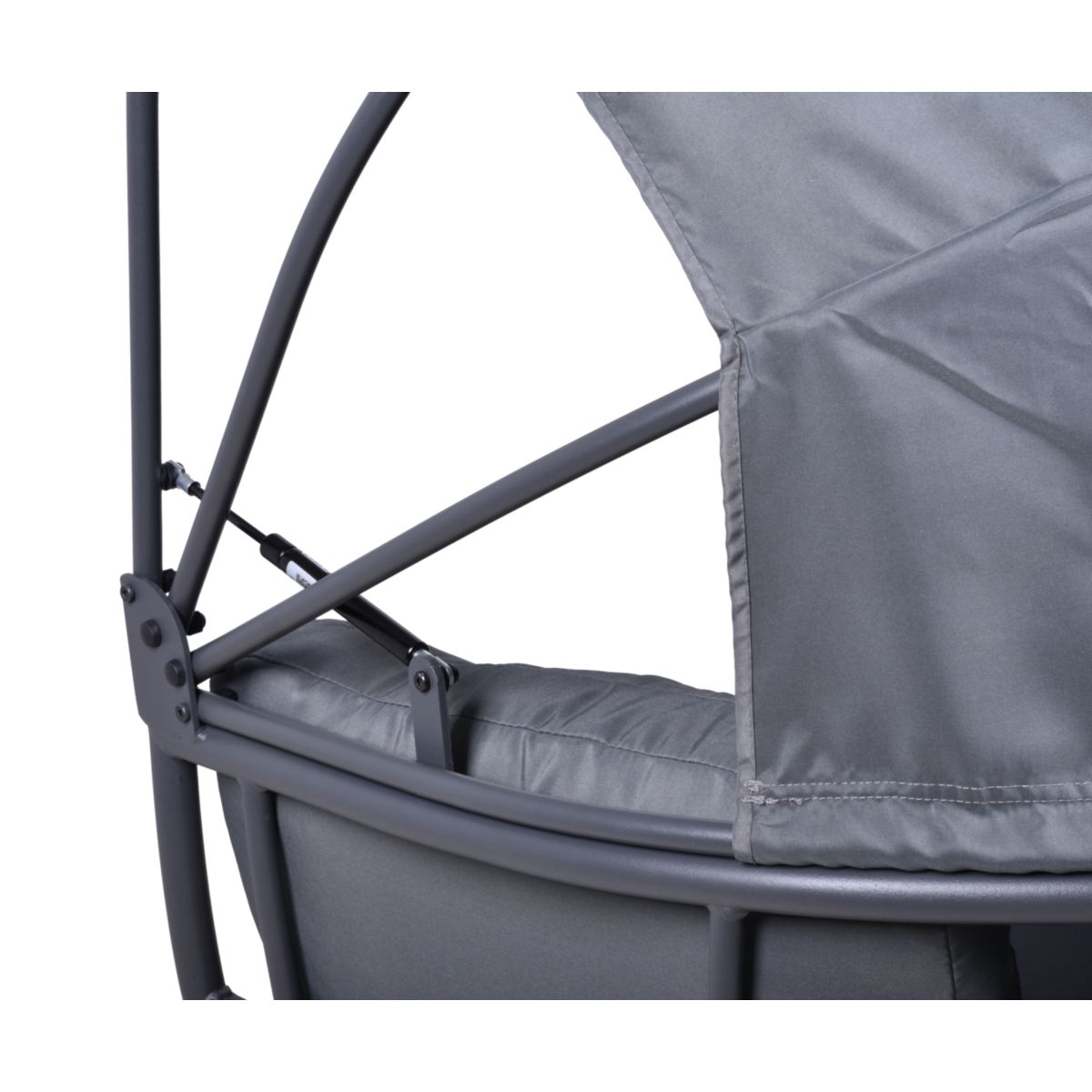 Garden Pleasure Relaxsessel DELOS Stahl, Polyester, anthrazit Bild 5