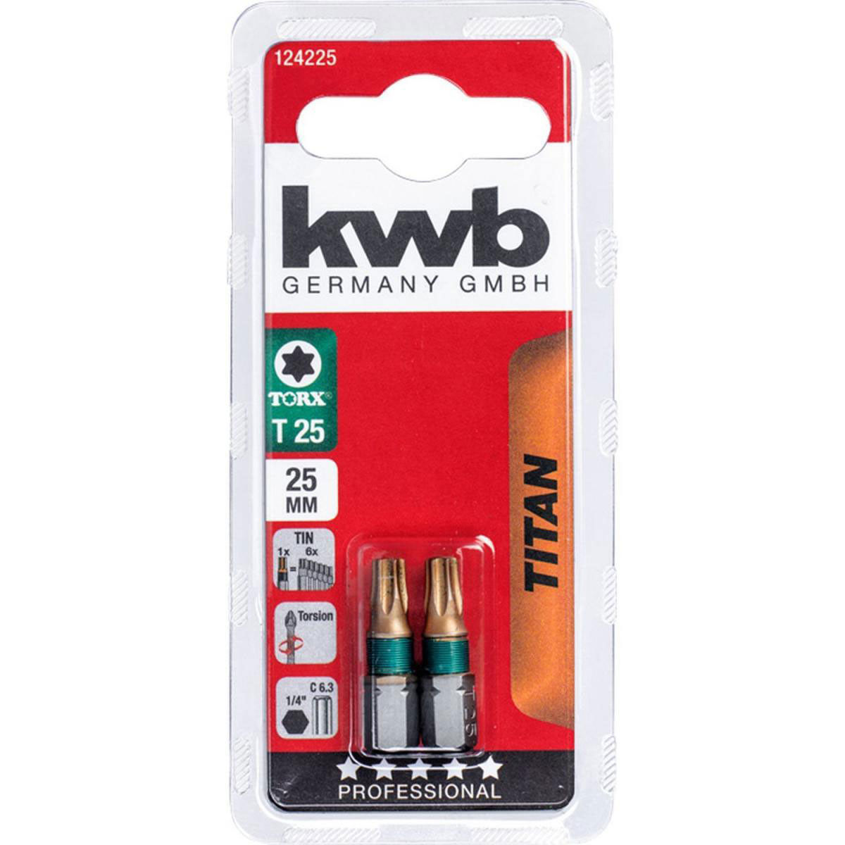 kwb  Bits Titan 25 mm Torx 25 Bild 2