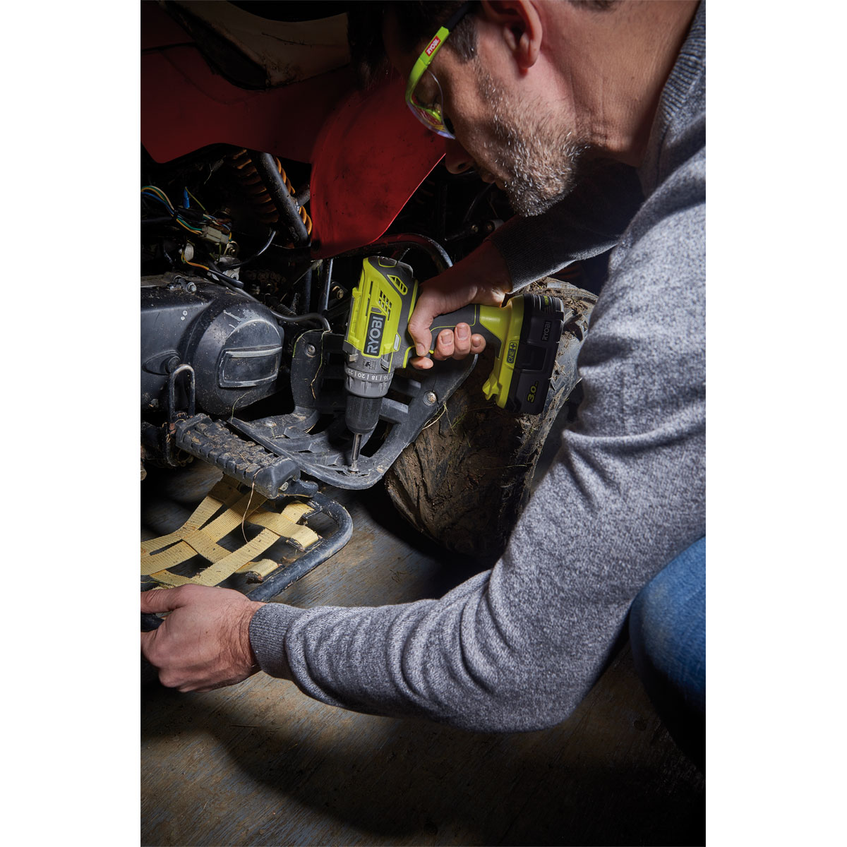 Ryobi  Akku-Schlagbohrschrauber R18PD5-0 18 Volt ohne Akku und Ladegerät Bild 7