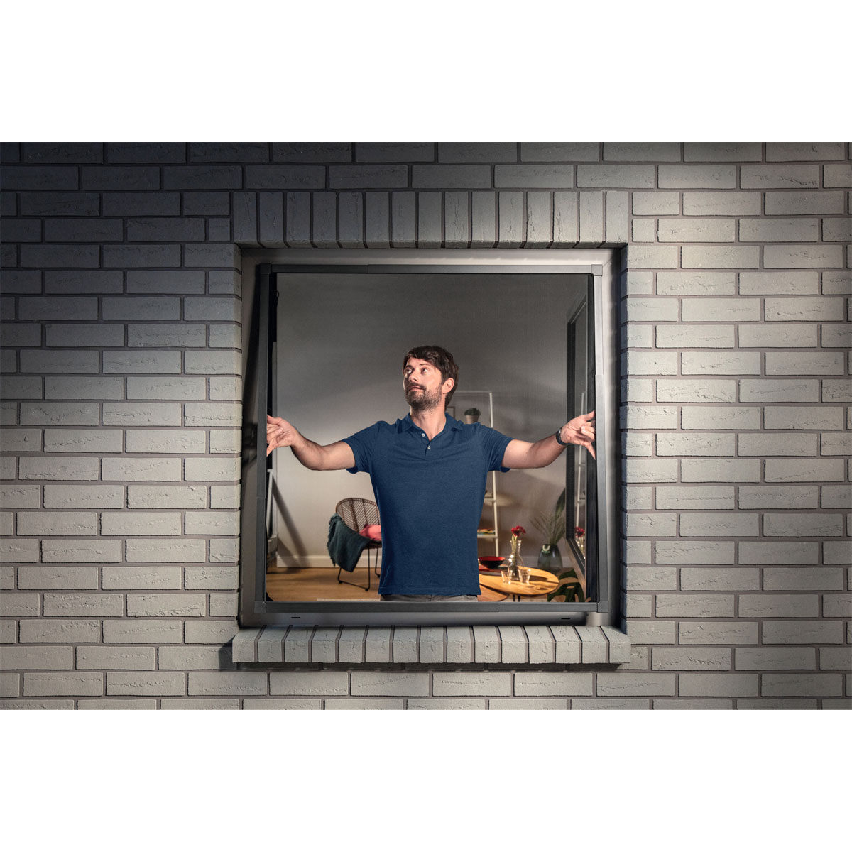 Tesa Insektenschutzfenster FALT weiß stufenlos verstellbar Bild 5