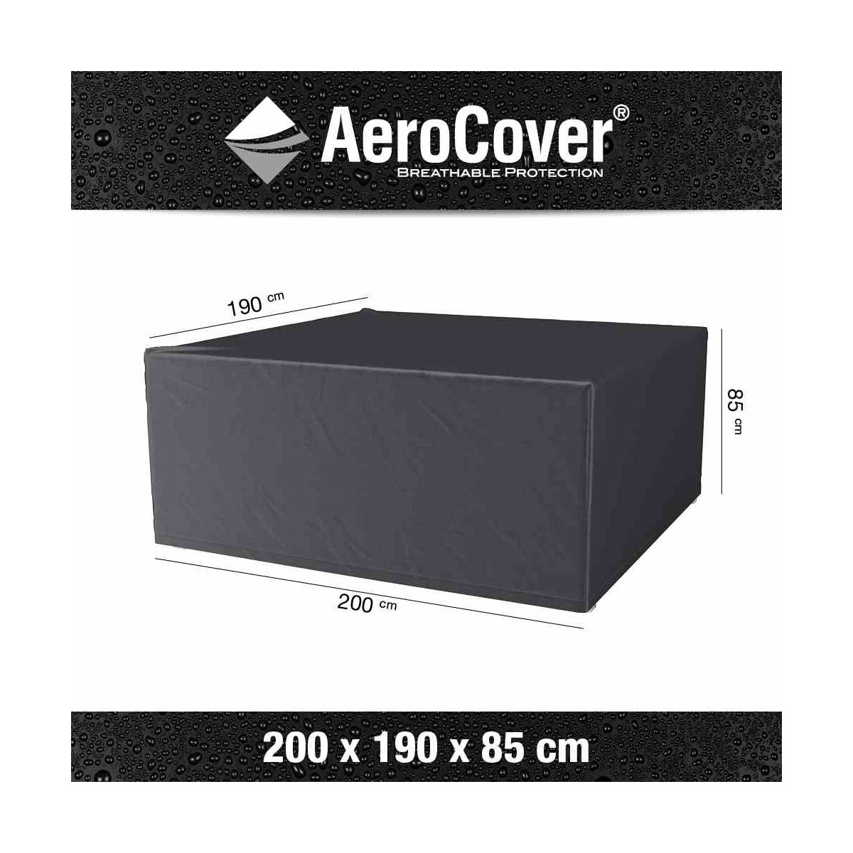 Sitzgruppenhülle AeroCover 200 x 190 x 85 cm atmungsaktiv Bild 2
