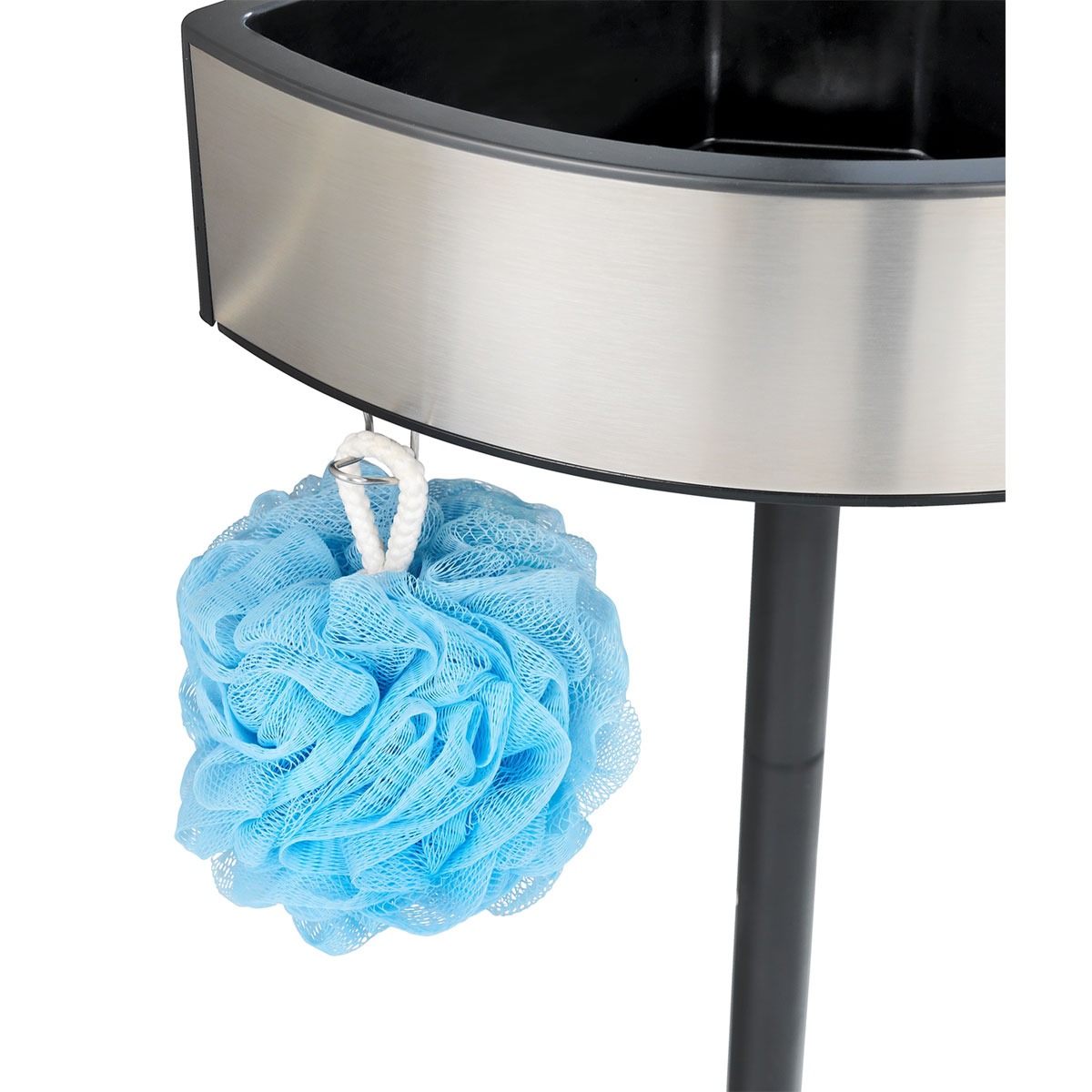 Wenko  Teleskop-Duschecke Premium Big Black Edelstahl rostfrei Bild 8