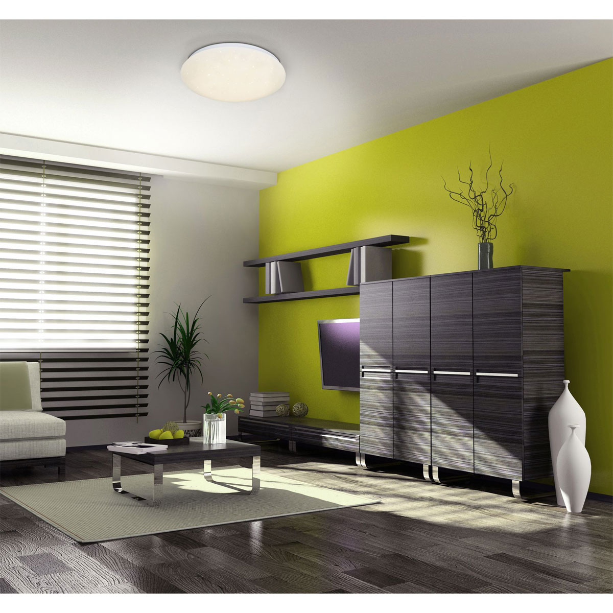 näve LED-Deckenleuchte Como weiß Bild 2