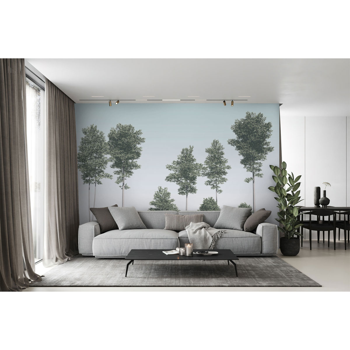 Komar  Vlies Fototapete Pines 400x280 cm Bild 6