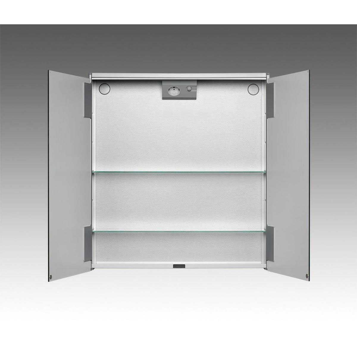 Jokey Leucht-Spiegelschrank Alu Eco aluminium