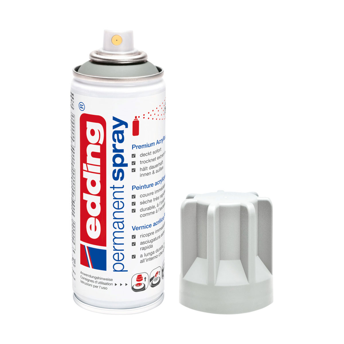 Edding  Spray 5200 hellgrau seidenmatt