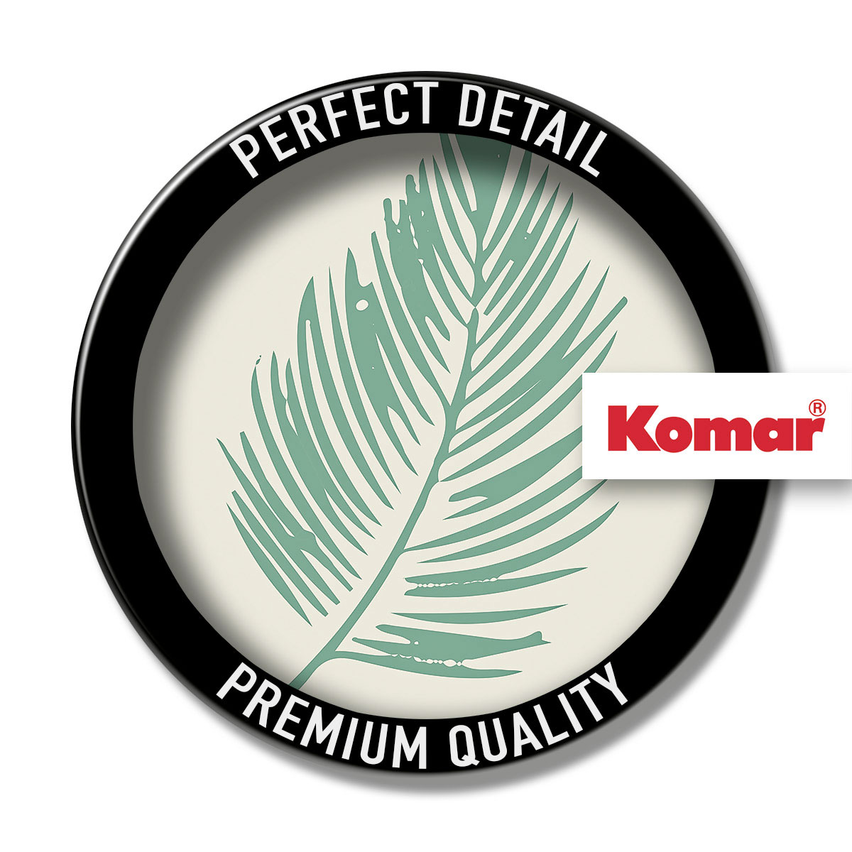 Komar  Wandbild Winter Tropics Black Panther Palm Leaf 50x70 cm Bild 4