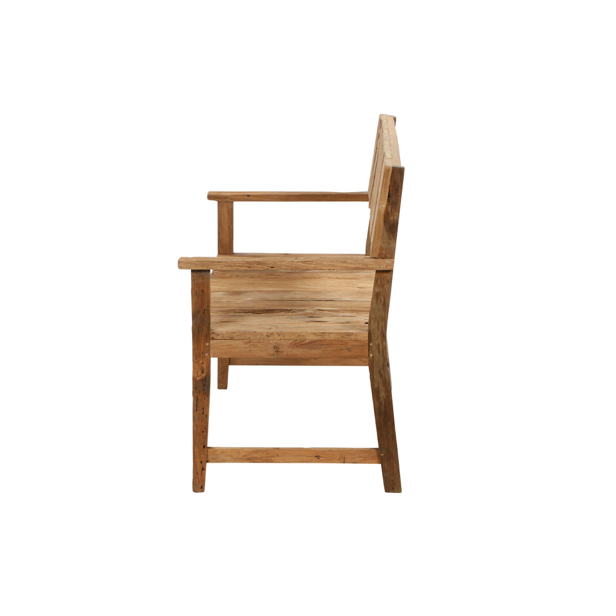 Bank „Loreo“ 2-Sitzer, 124x60x90 cm, Teakholz Bild 3