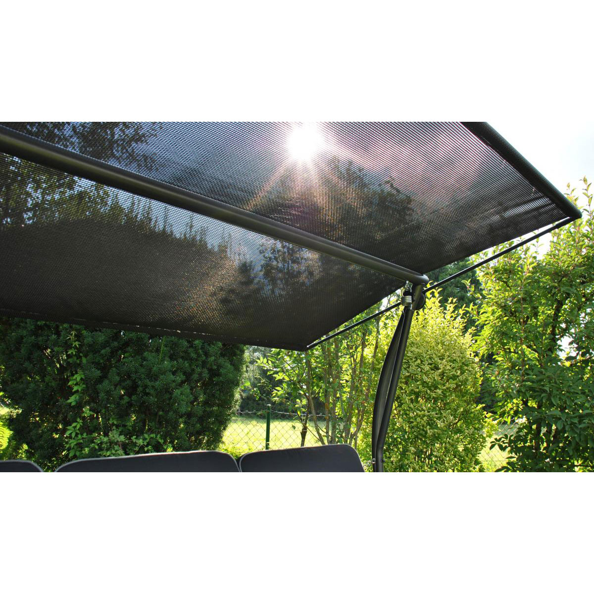 Angerer Freizeitmöbel GmbH  Hollywoodschaukel 3-Sitzer Elegance Sun Granit Bild 3