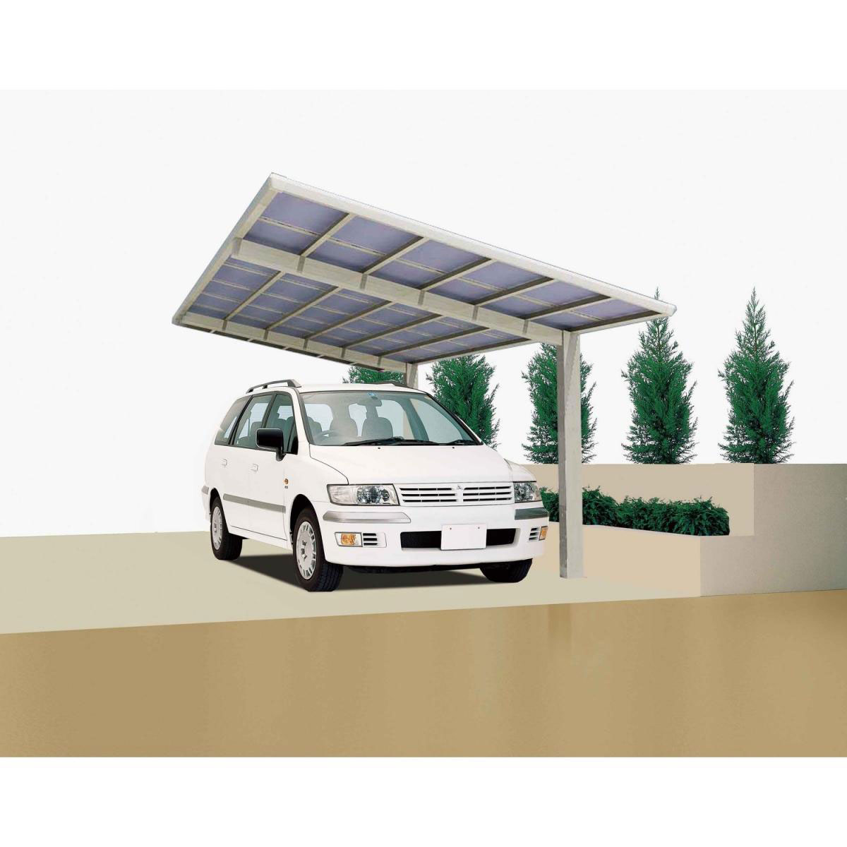 Ximax Carport Alu Linea 110 Edelstahl-LookSL Bild 2