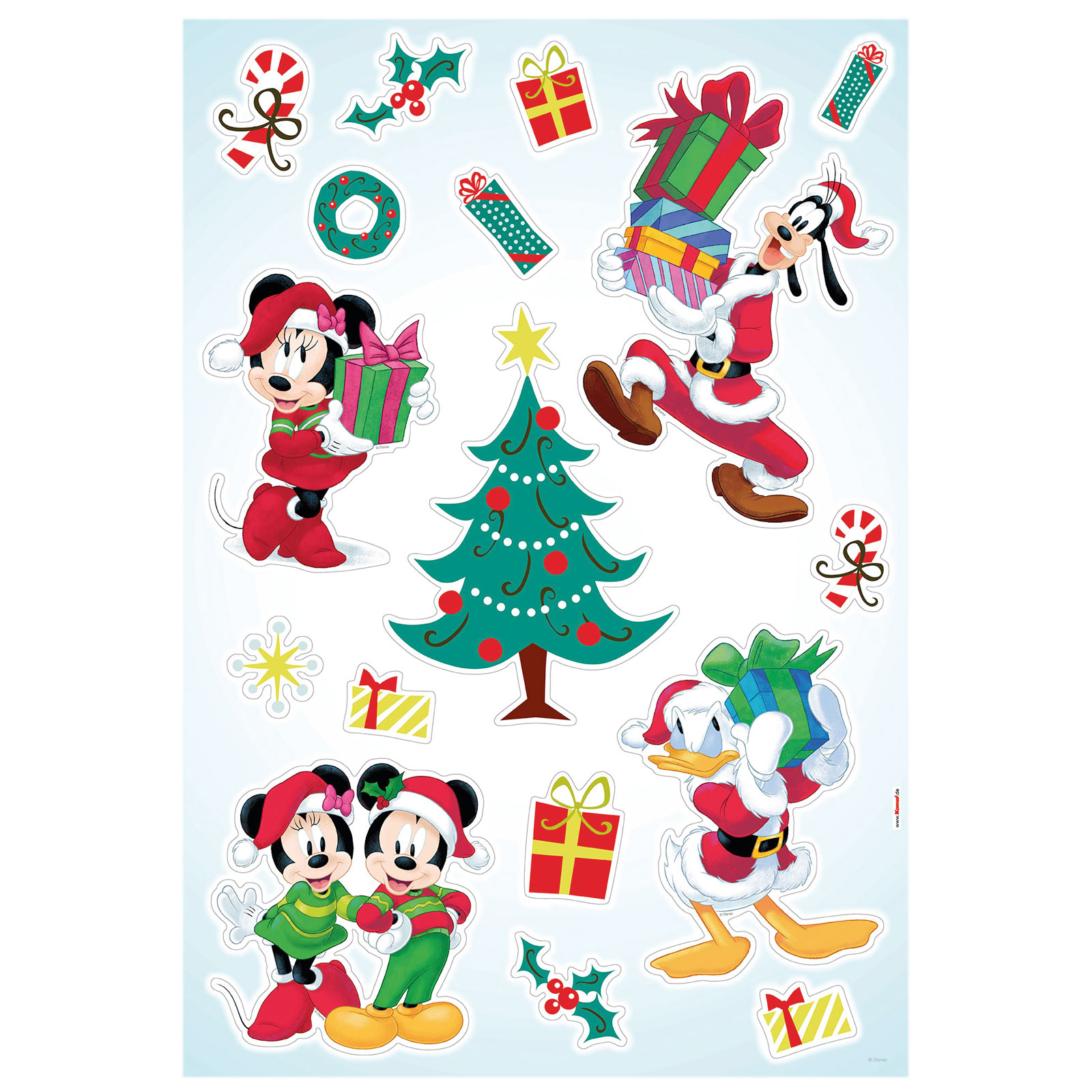 Komar  Wandtattoo Mickey Christmas Presents 50x70 cm Bild 2