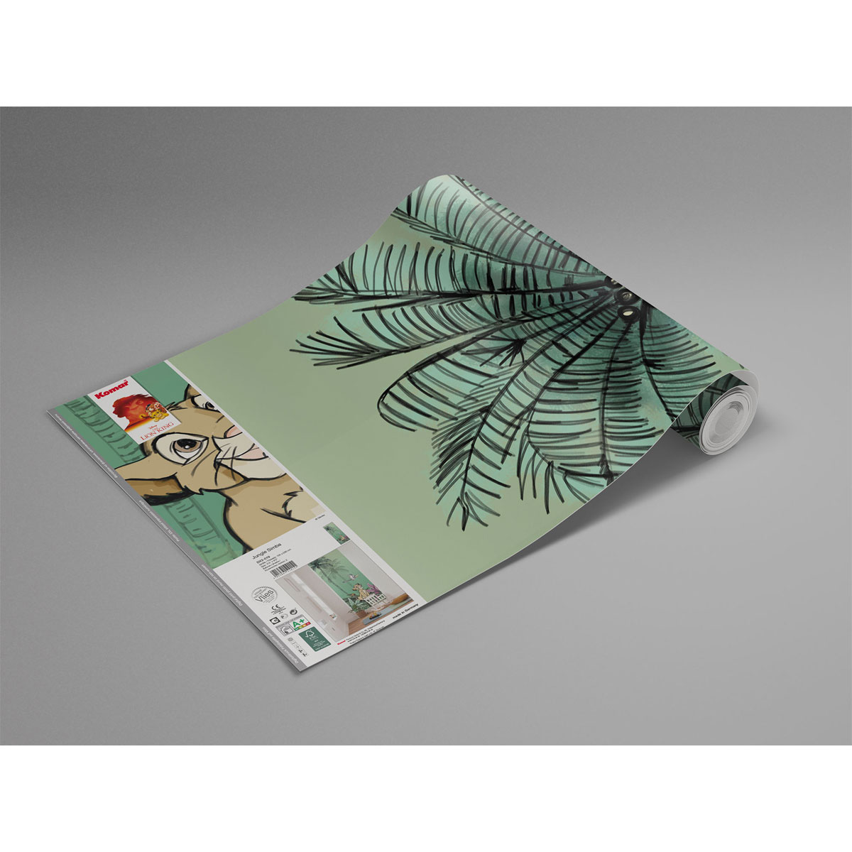 Komar  Vlies Fototapete Jungle Simba 100x280 cm Bild 3