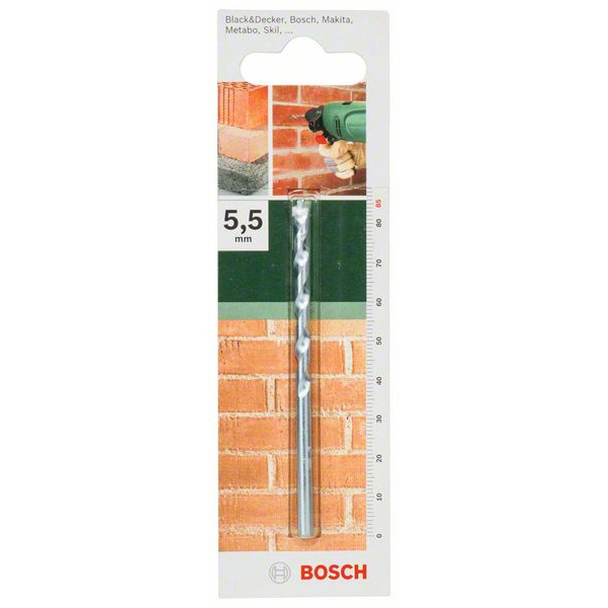 Bosch Professional  Steinbohrer Durchmesser 5,5 x 85 mm Bild 1