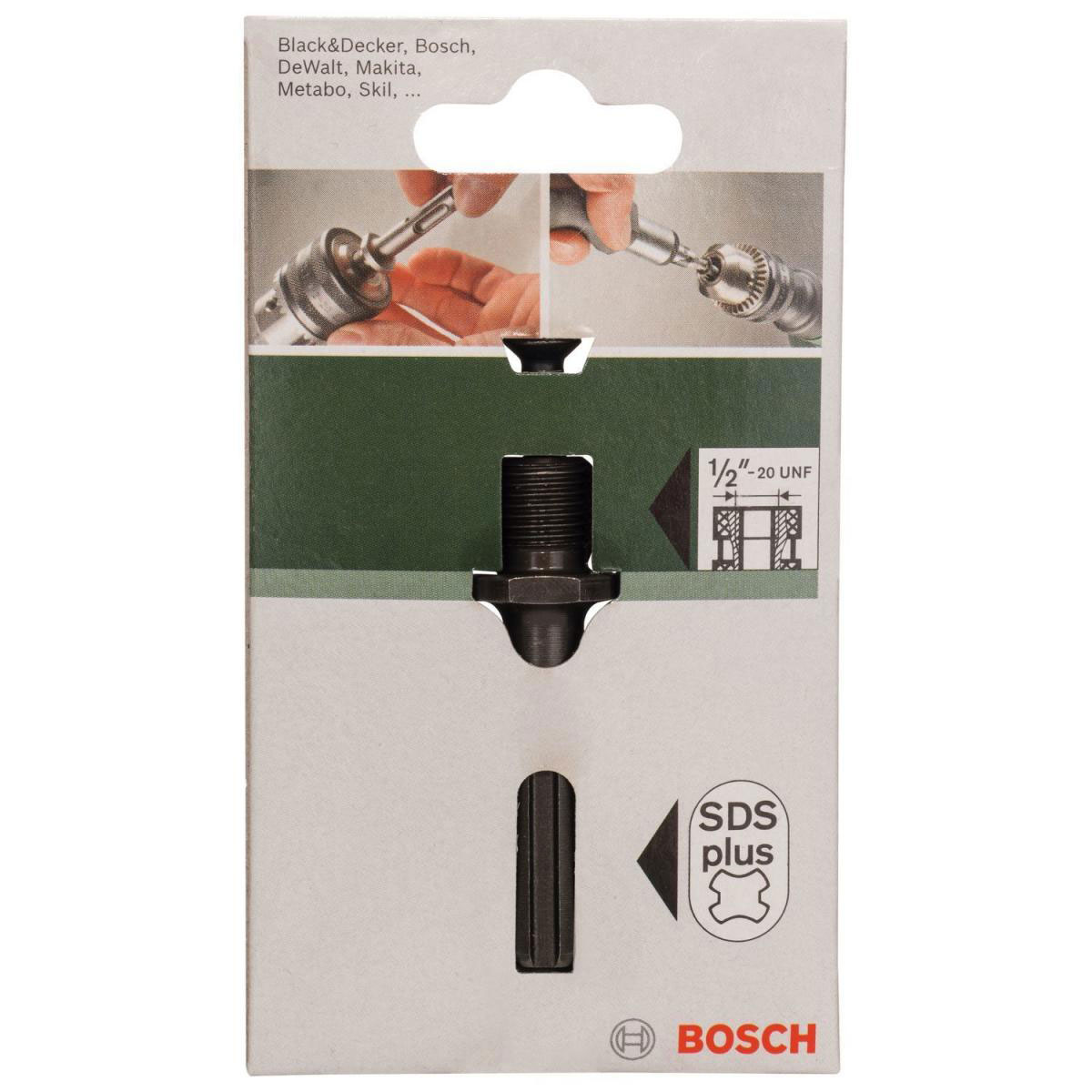 Bosch  DIY SDS-Plus Adapter 1/2"-20 mit Schraube Bild 2