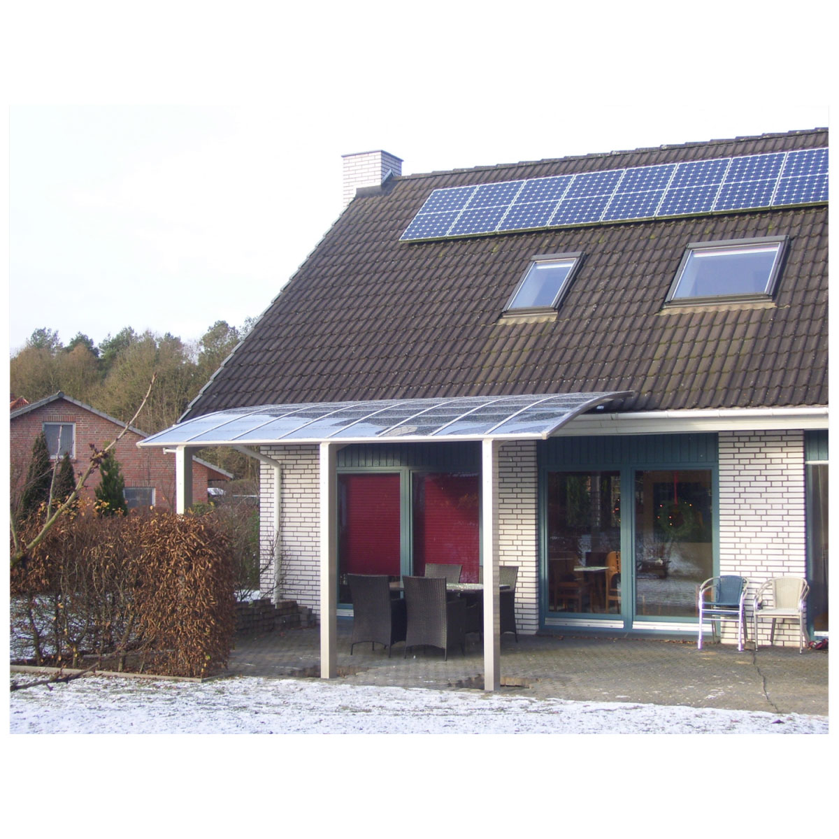 Ximax Carport Alu Portoforte 60 Edelstahl-Look Bild 2