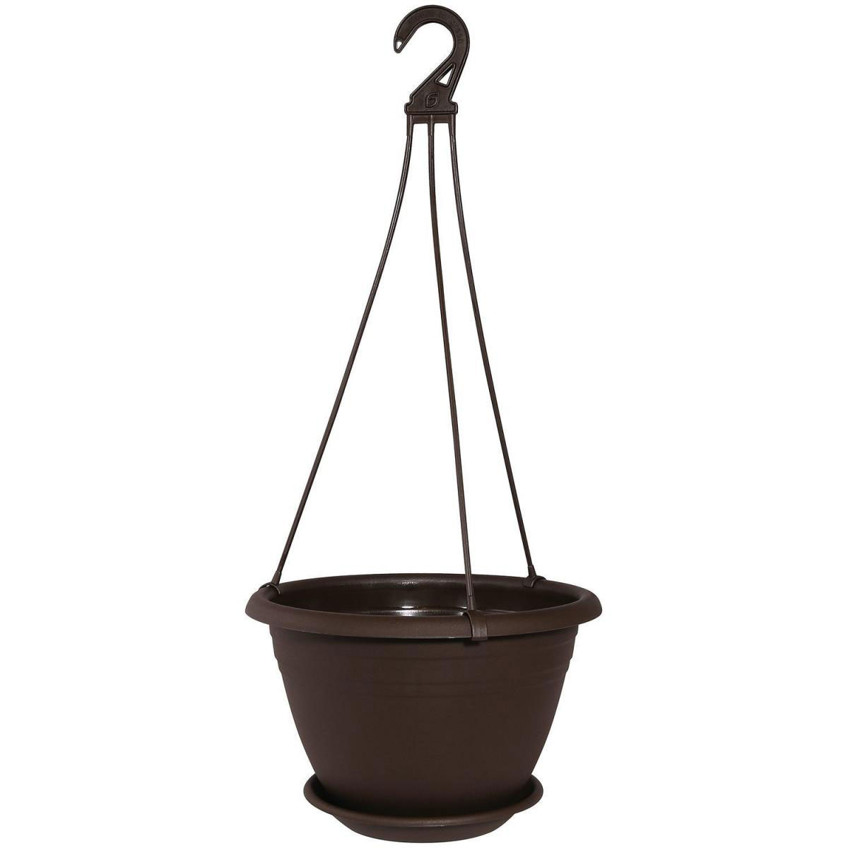 Geli Ampel Galicia ca 30 cm mit Untersetzer braun