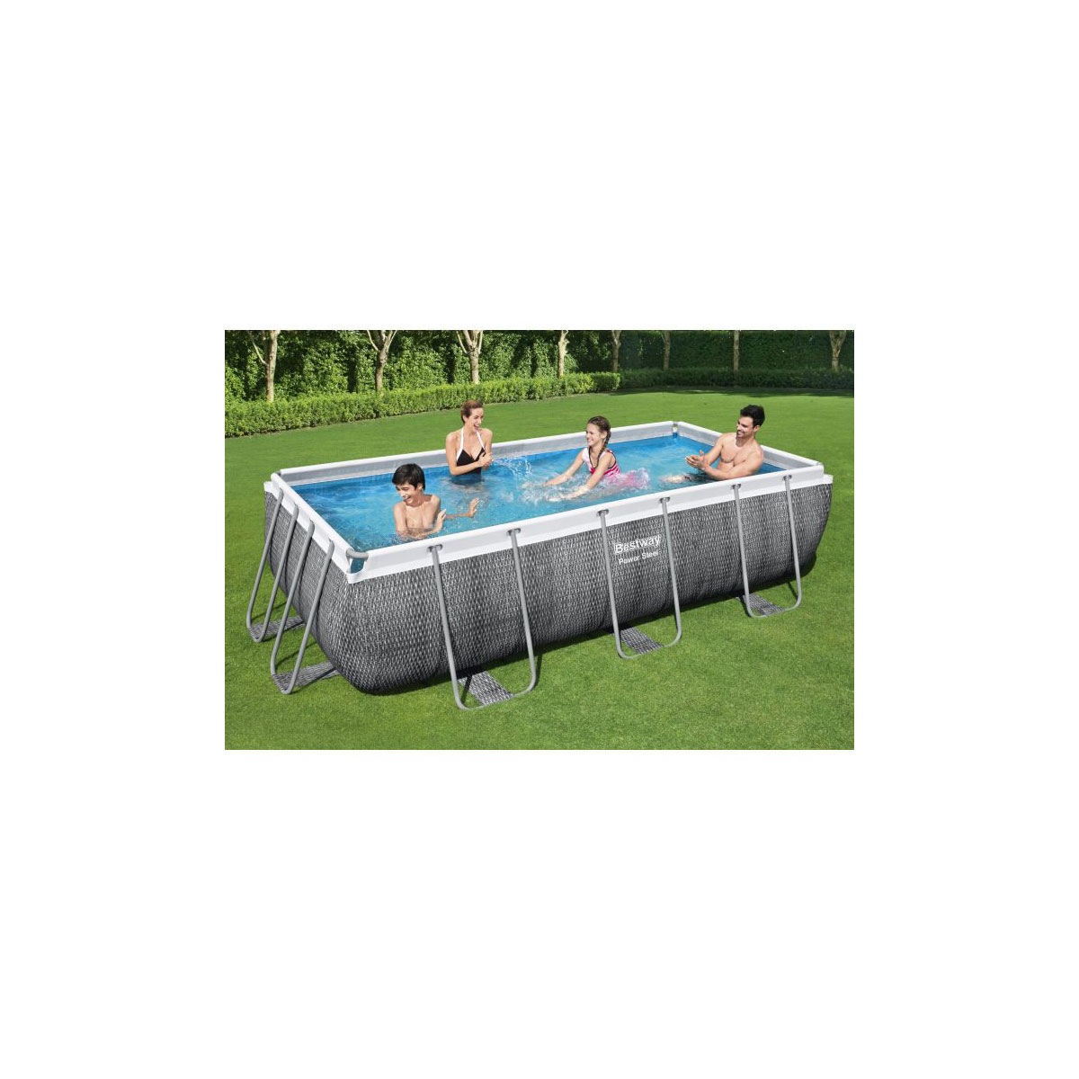 Bestway ® Power Steel™ Frame Pool Set mit Filterpumpe 404 x 201 x 100 cm Bild 4
