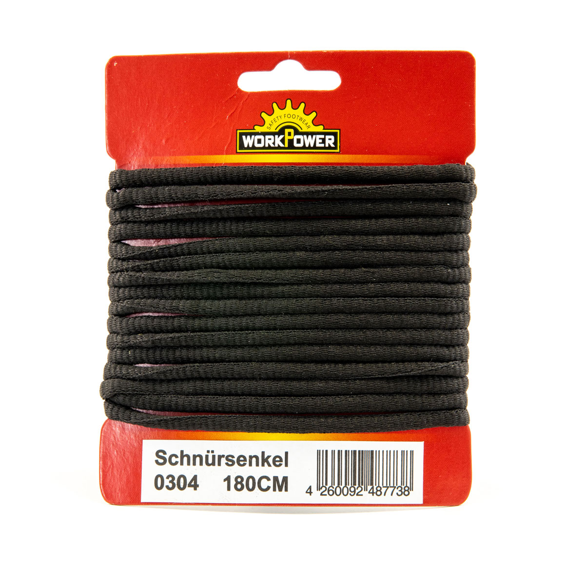 WorkPower Schnürsenkel schwarz 180 cm