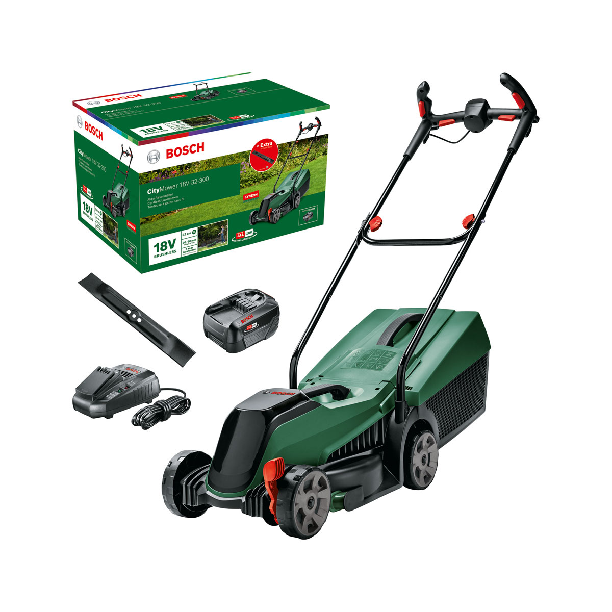 Bosch    Akku-Rasenmäher CityMower 18
