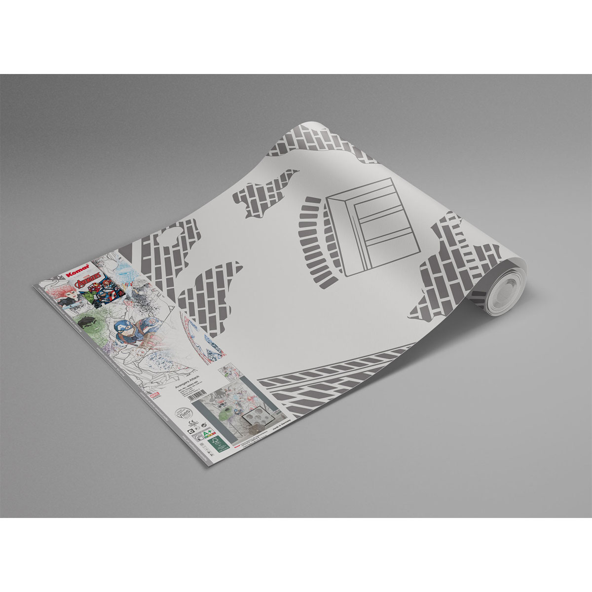 Komar  Vlies Fototapete Avengers Attack 200x280 cm Bild 4