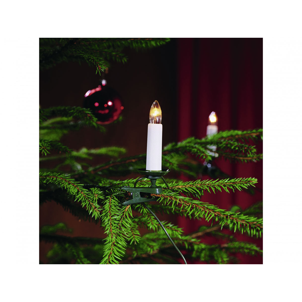 Konstsmide Kerzen-Baumkette 25 Topbirnen 12,5 m