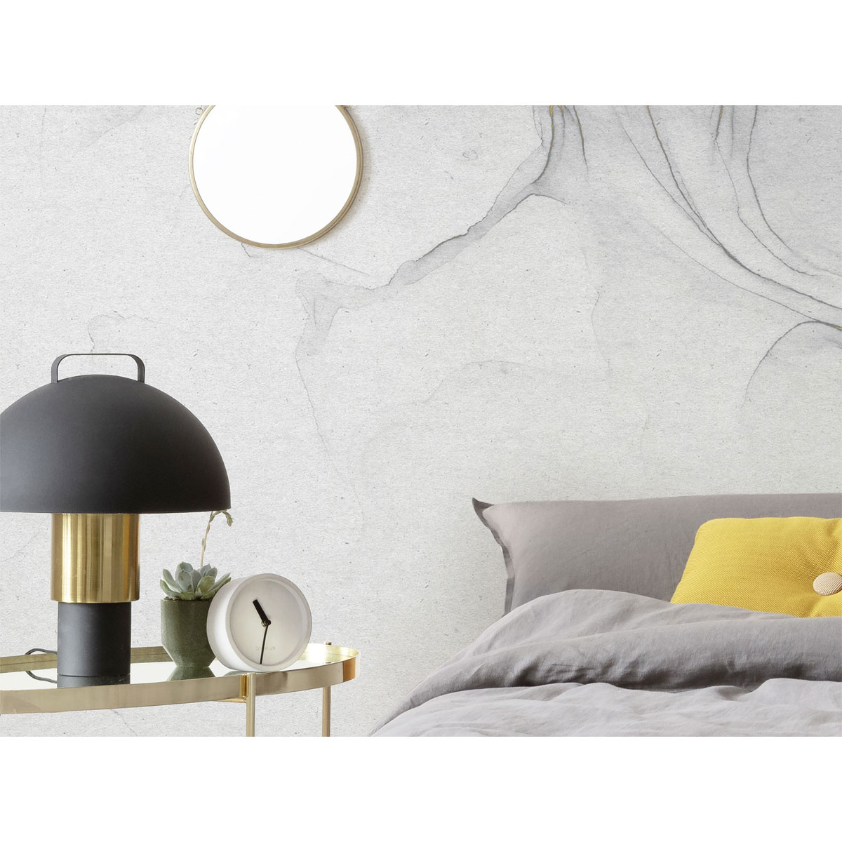 Komar  Vlies Fototapete Ink Gold Fluid 300x280 cm Bild 7