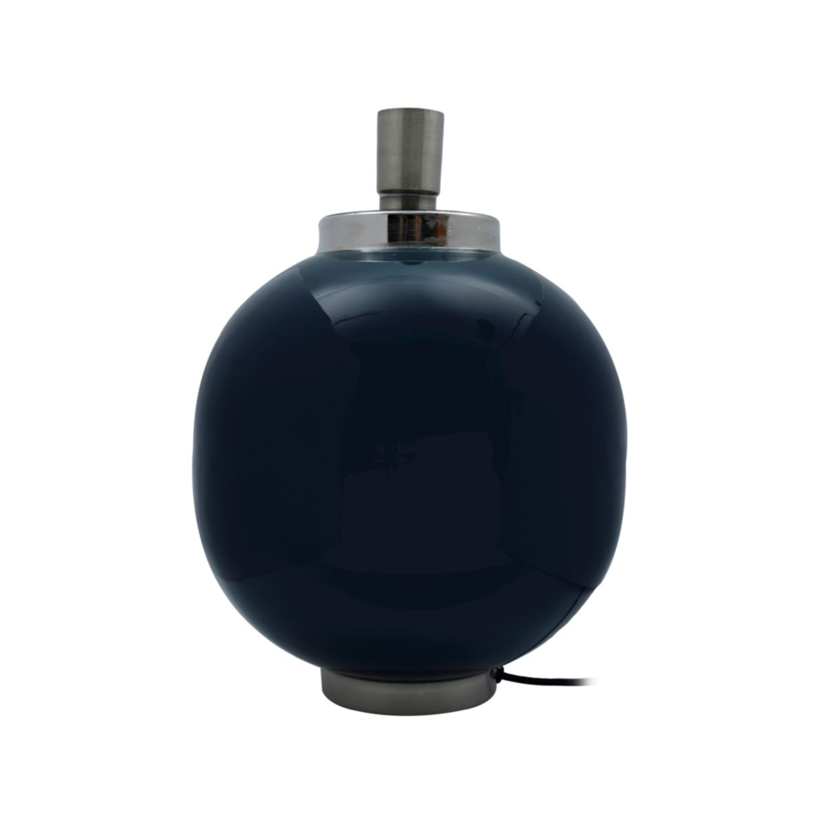 Tischlampe Art Deco 125 dunkelblau silber