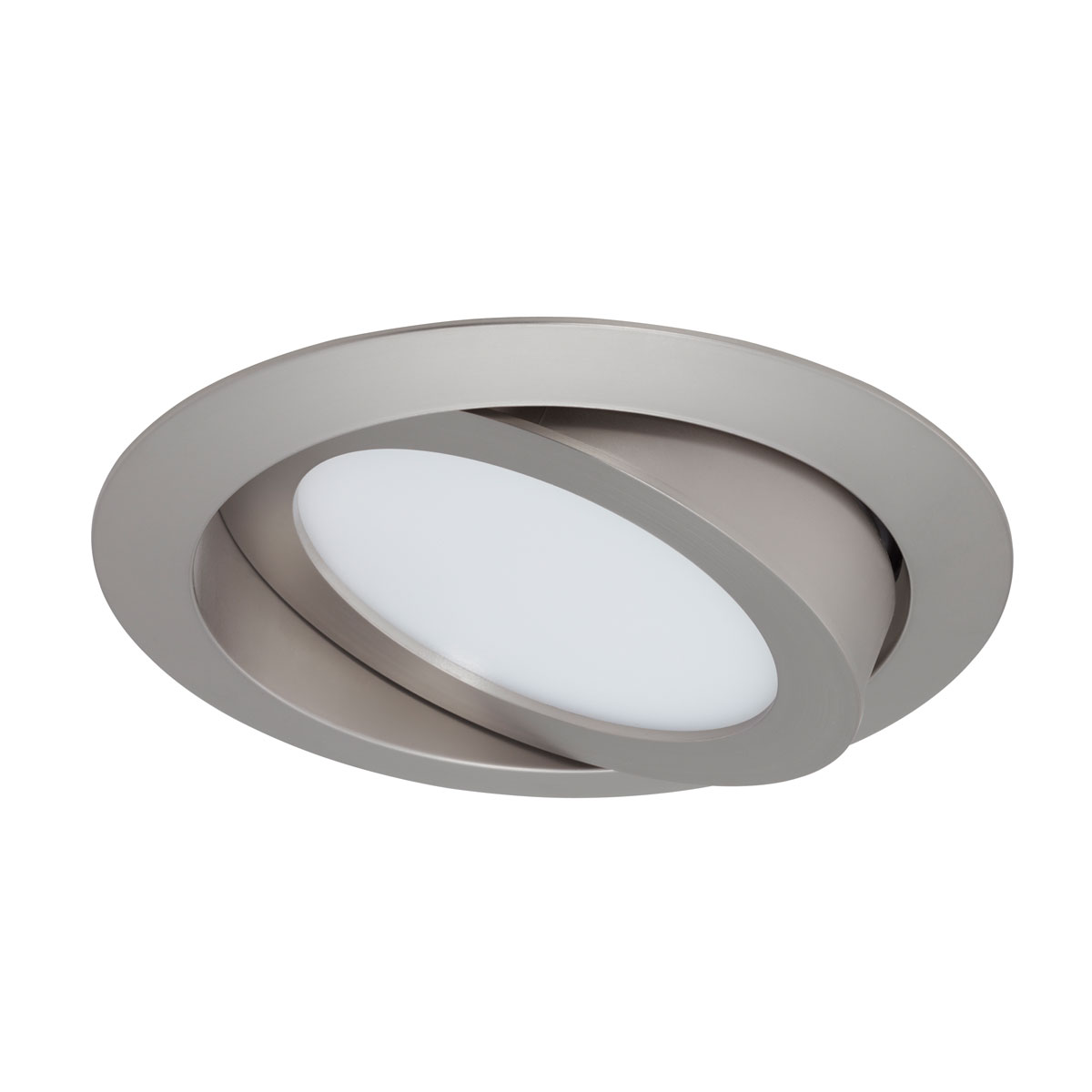 Briloner LED-Einbauleuchten-Set 14 x 3,4 cm matt-nickel
