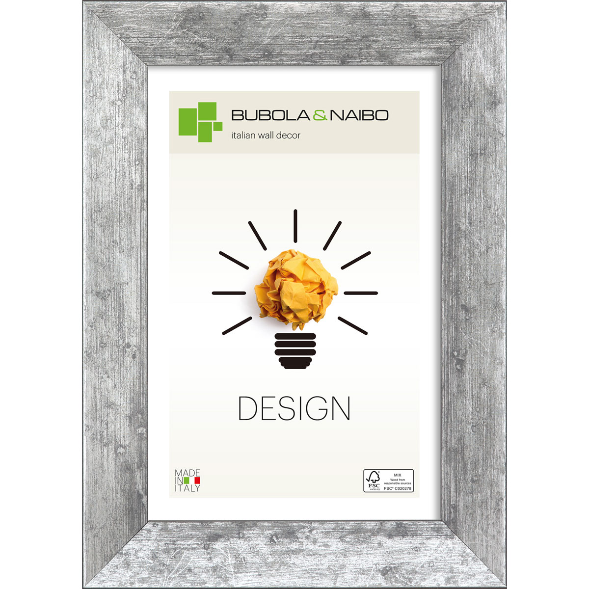 Holzrahmen DUNE 50 x 60 cm Silber