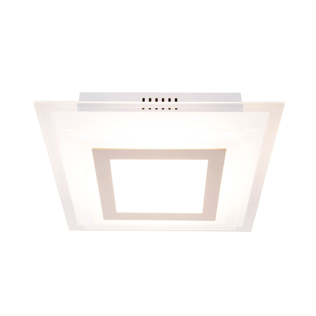Naeve LED DL Lucca Metall/Glas silberLxBxH: 28x28x7,5cm Bild 9
