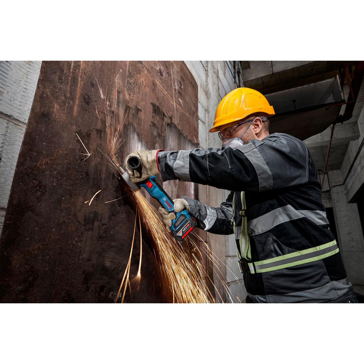 Bosch Professional Akku Winkelschleifer GWS 18V-11 S Bild 4