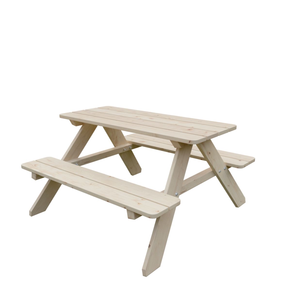 Kinder Picknick-Tisch Nadelholz unbehandelt