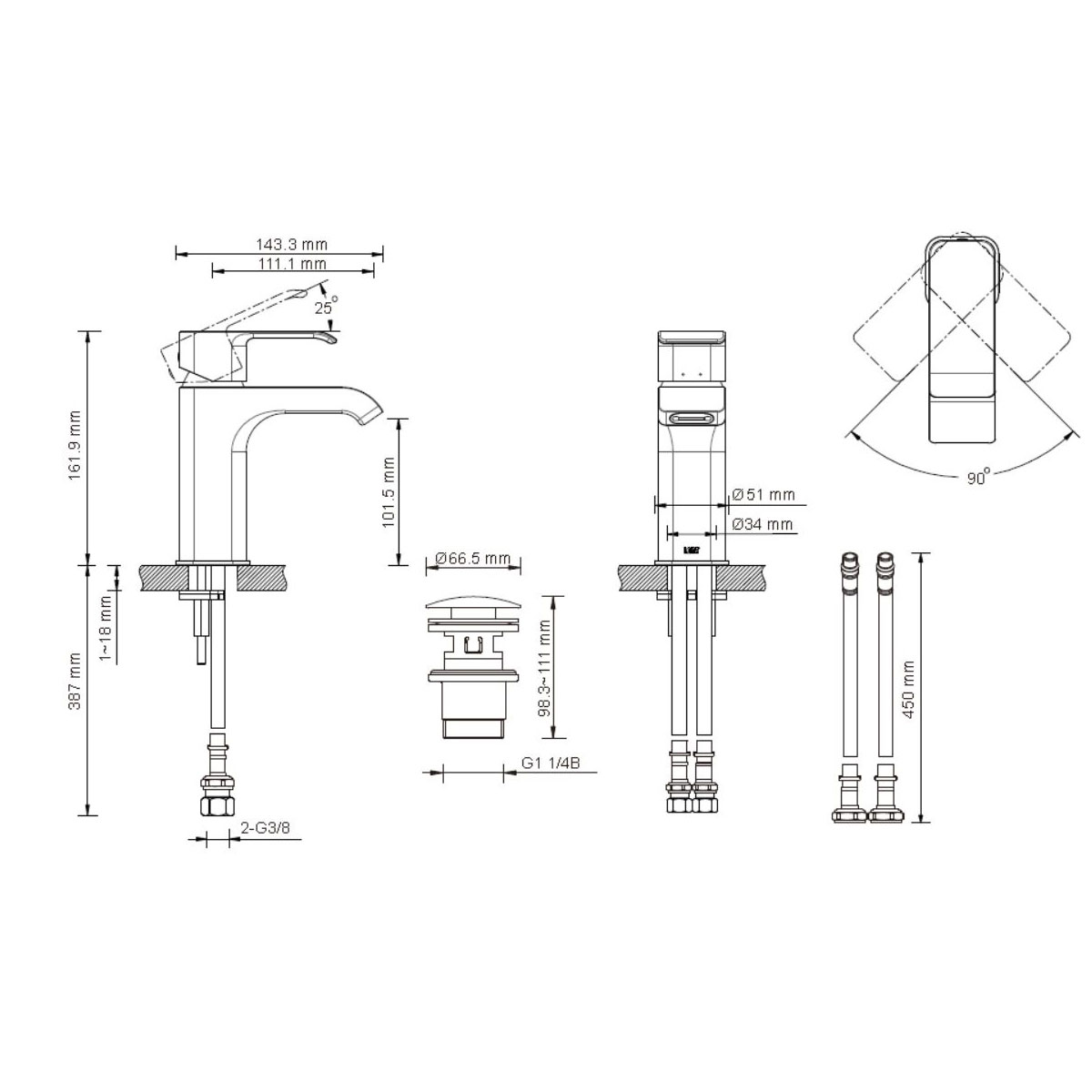 Lenz  Küchenarmatur MILA Edelstahloptik Bild 3