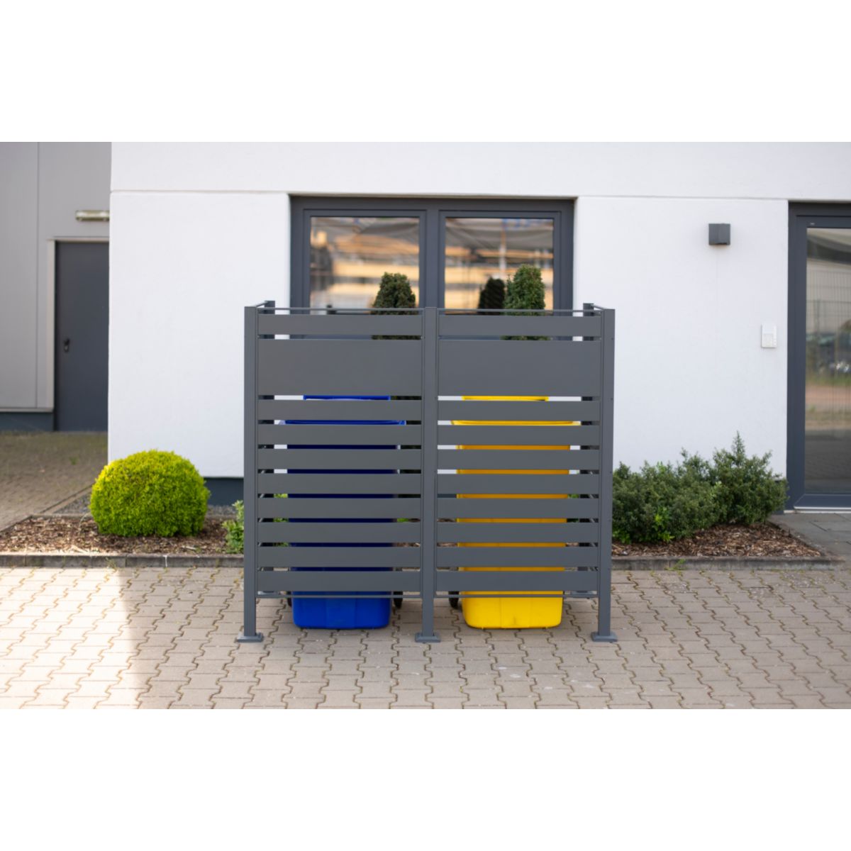 Westmann Mülltonnenverkleidung Planum 2x 240 L 1er Box 90x170x150 cm Bild 2