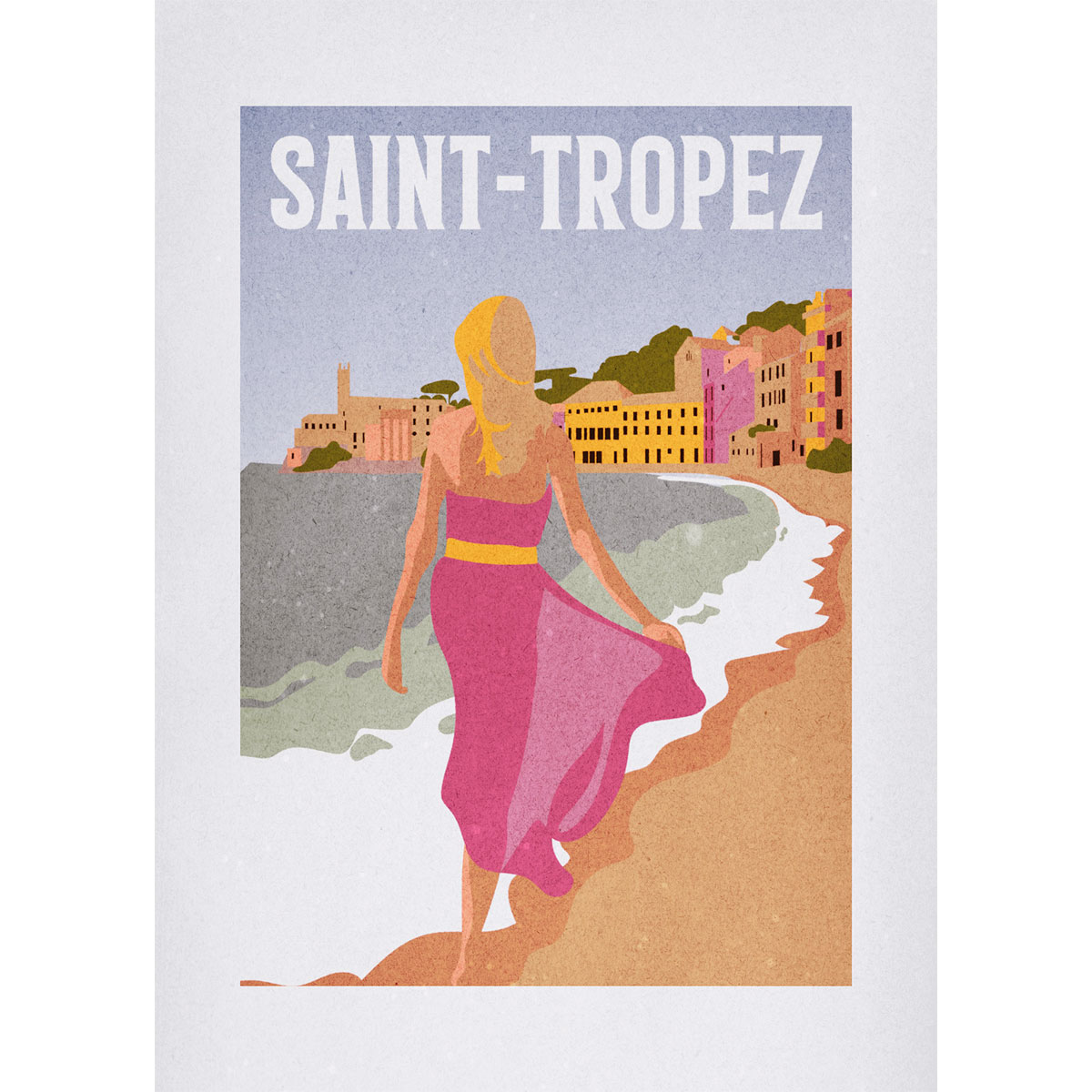 Komar  Wandbild Vintage Travel Saint-Tropez 50x70 cm Bild 2