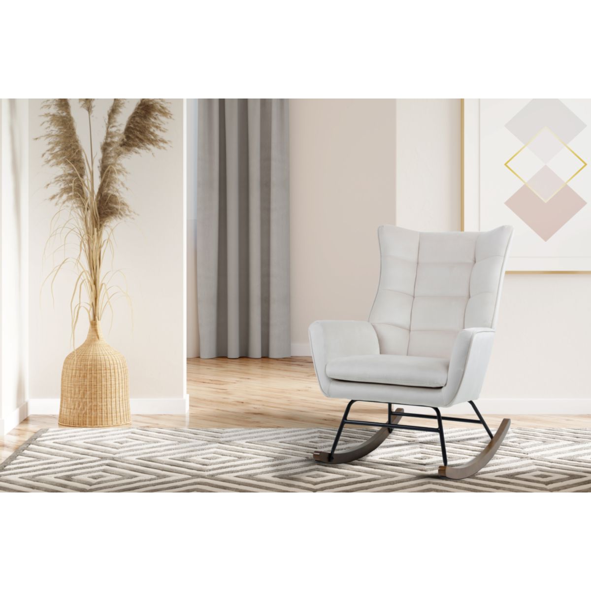 Schaukelstuhl Bryana 125 beige Bild 5