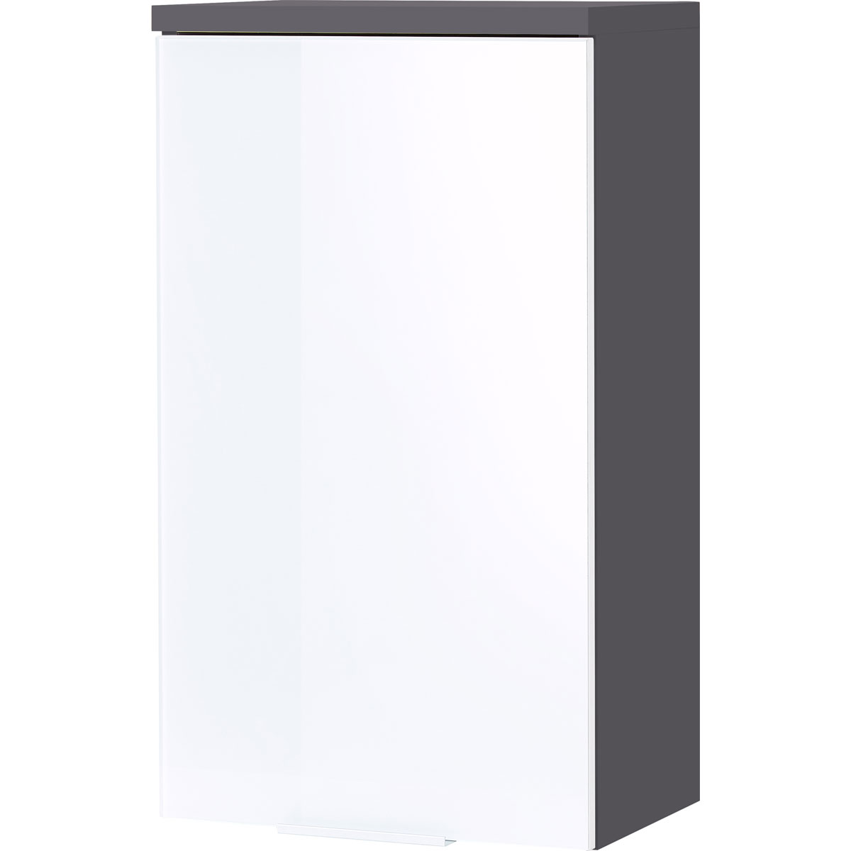 Hängeschrank 39 x 69 x 27 cm graphit/weiß Bild 1