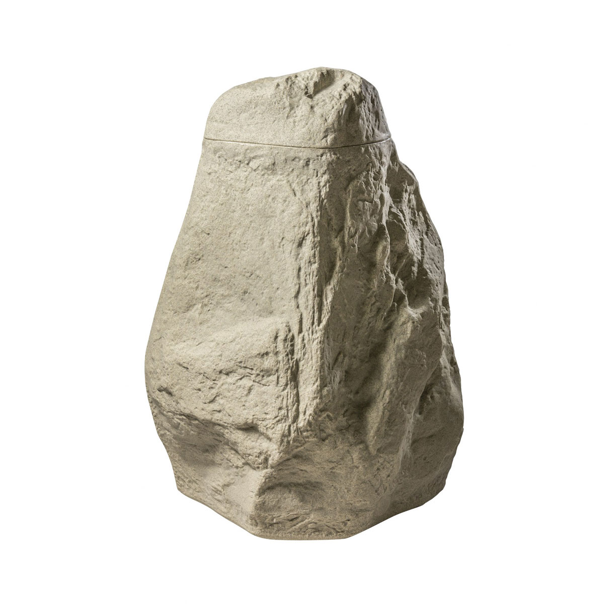 GreenLife Dekor-Regenspeicher „Hinkelstein“ 230 L, sand, mit Natursteinoptik